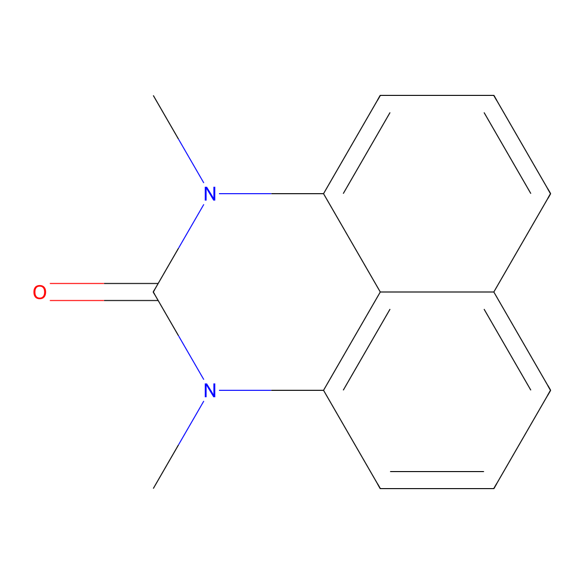1,3-dimethyl-1H-perimidin-2(3H)-one molecular structure, CAS 2306-08-3