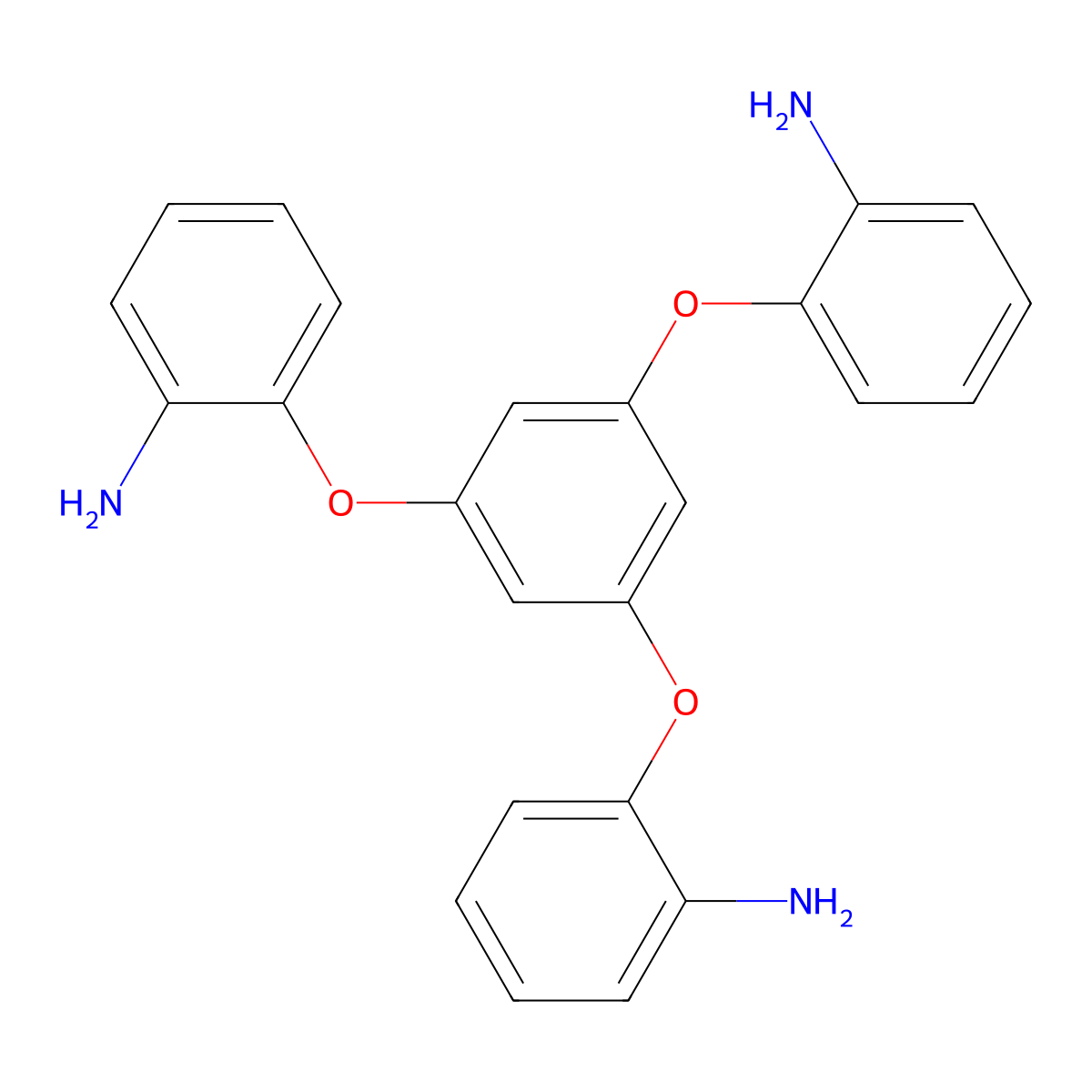 2,2',2''-(Benzene-1,3,5-triyltris(oxy))trianiline molecular structure, CAS 2306048-51-9
