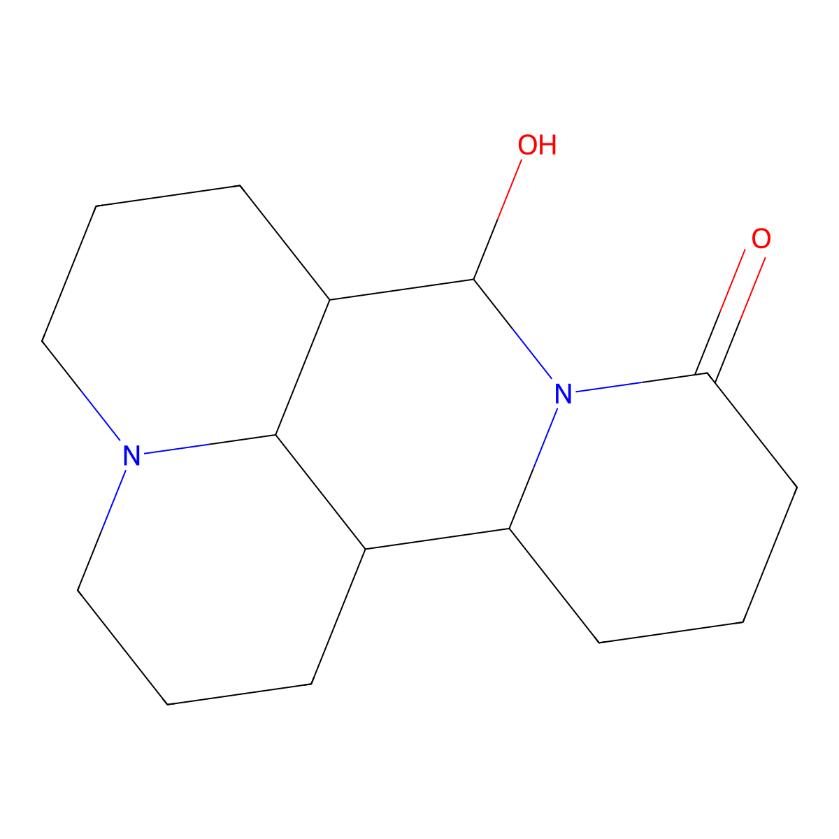 17-Hydroxyneomatrine molecular structure, CAS 2306139-04-6