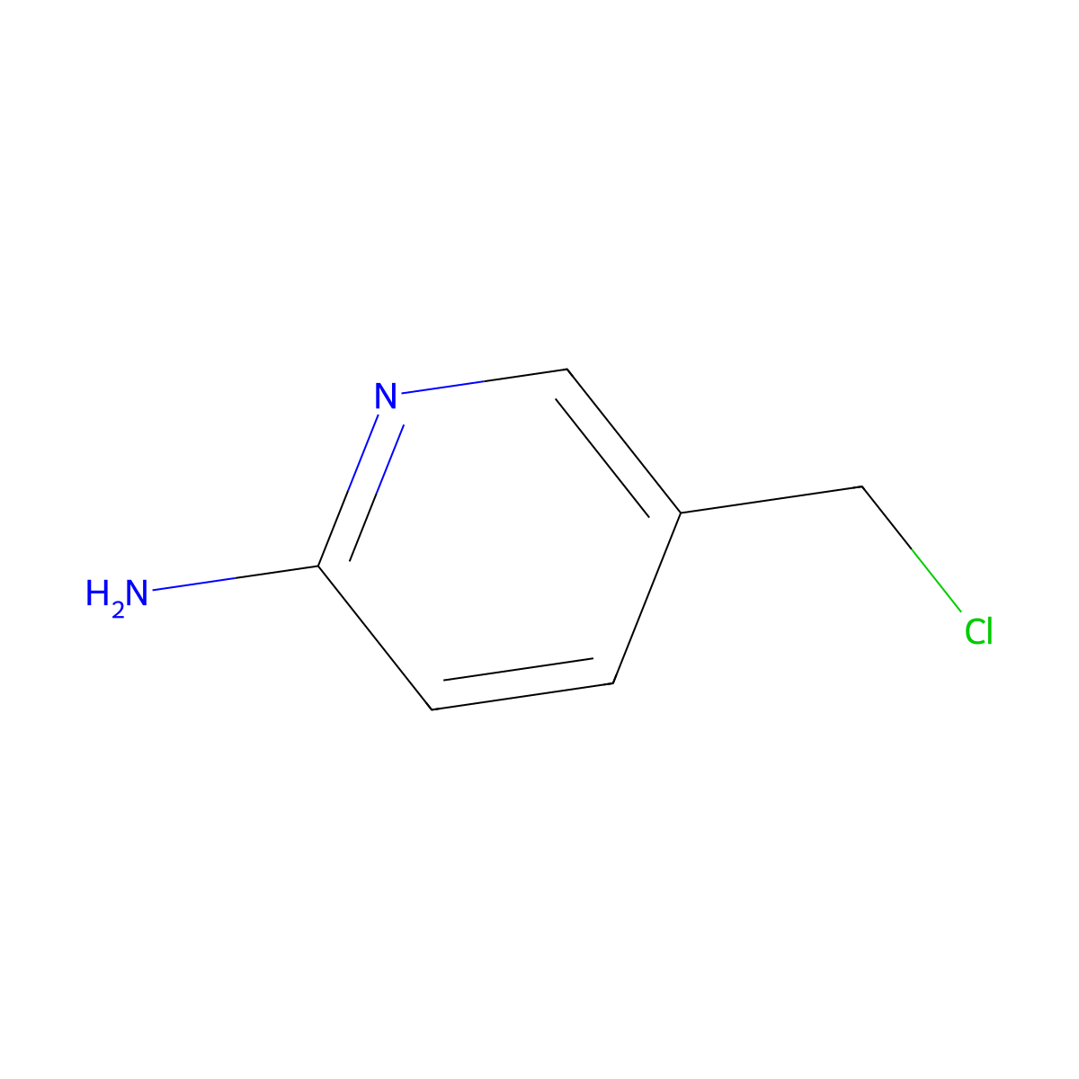 5-(Chloromethyl)pyridin-2-amine molecular structure, CAS 230617-81-9