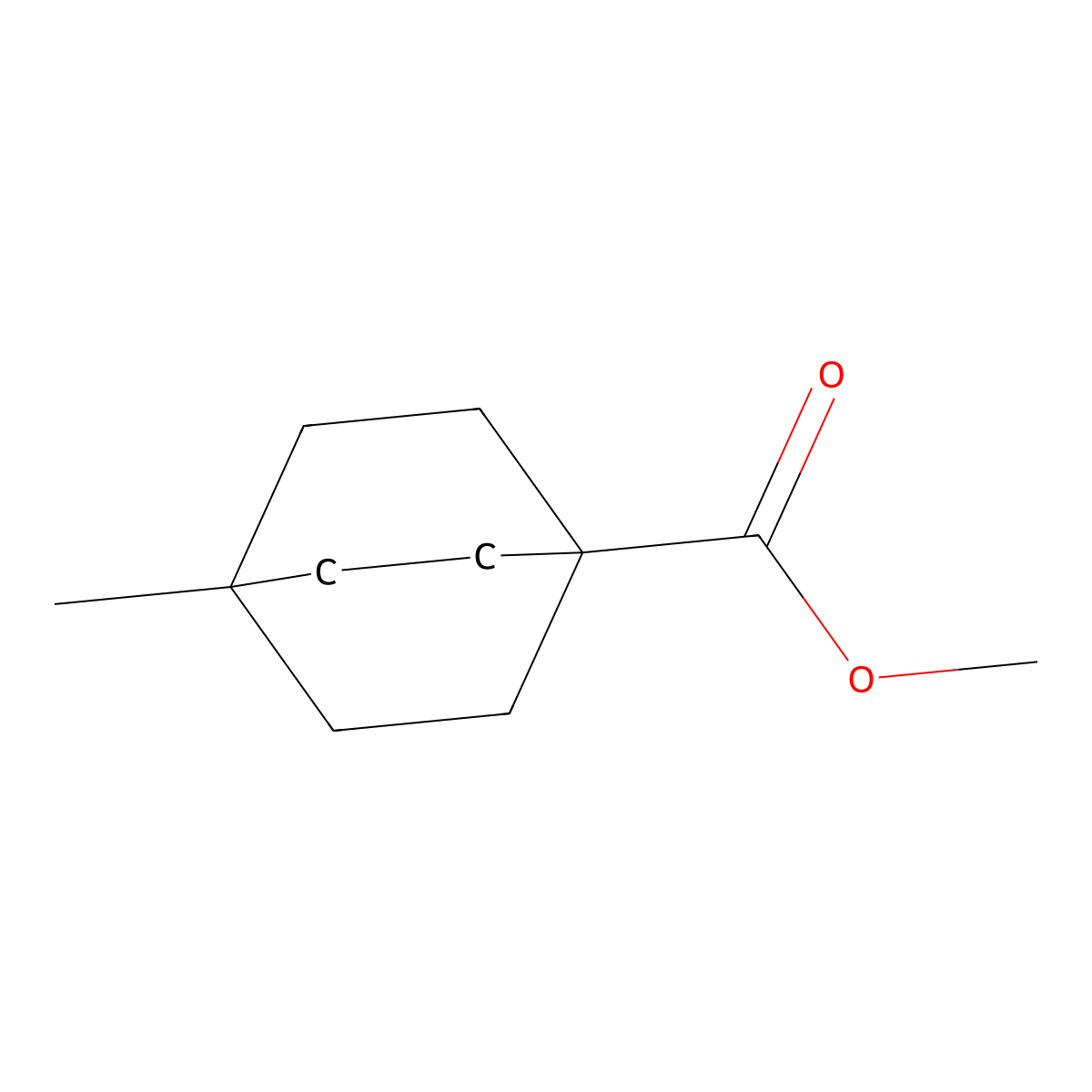Methyl 4-methylbicyclo[2.2.2]octane-1-carboxylate molecular structure, CAS 23062-64-8
