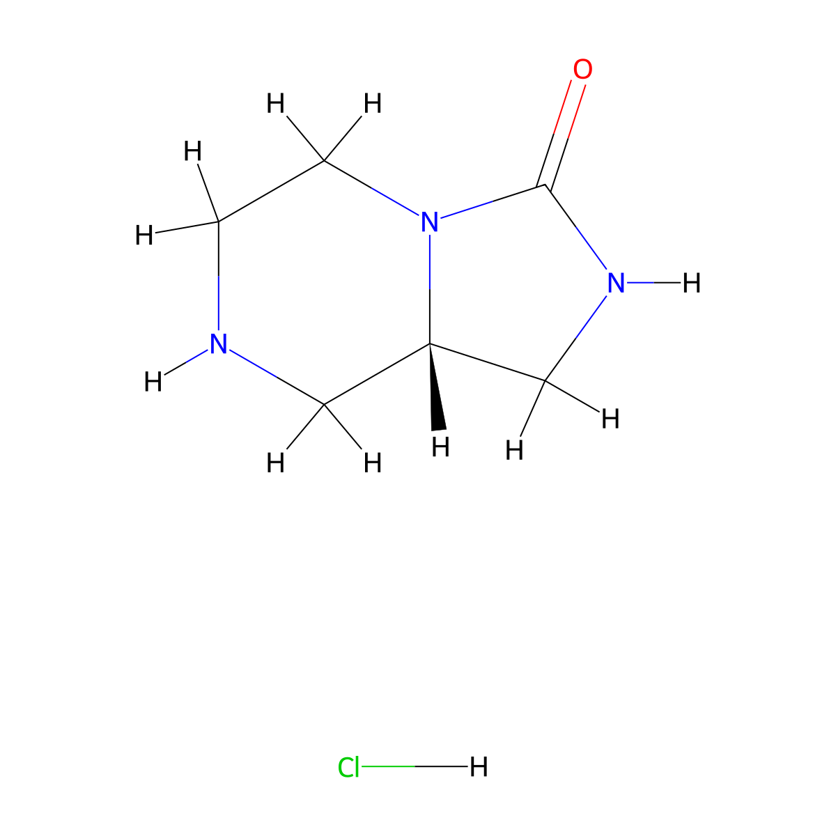 (S)-Hexahydroimidazo[1,5-a]pyrazin-3(2H)-one hydrochloride molecular structure, CAS 2306252-73-1