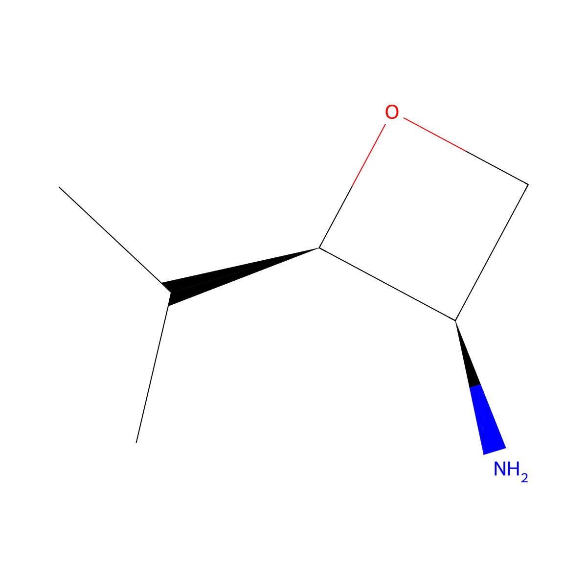 cis-2-Isopropyloxetan-3-amine molecular structure, CAS 2306254-85-1