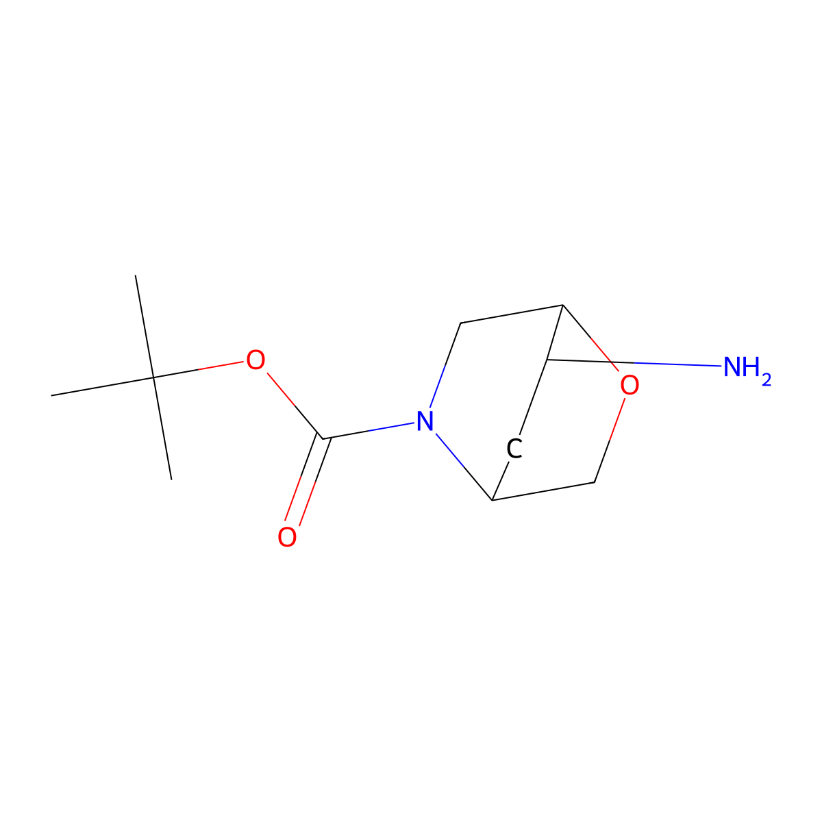 tert-Butyl 7-amino-2-oxa-5-azabicyclo[2.2.2]octane-5-carboxylate molecular structure, CAS 2306260-68-2