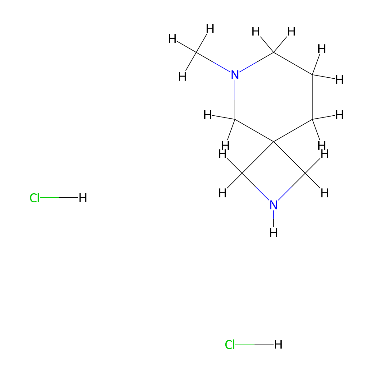 6-Methyl-2,6-diazaspiro[3.5]nonane dihydrochloride molecular structure, CAS 2306260-90-0