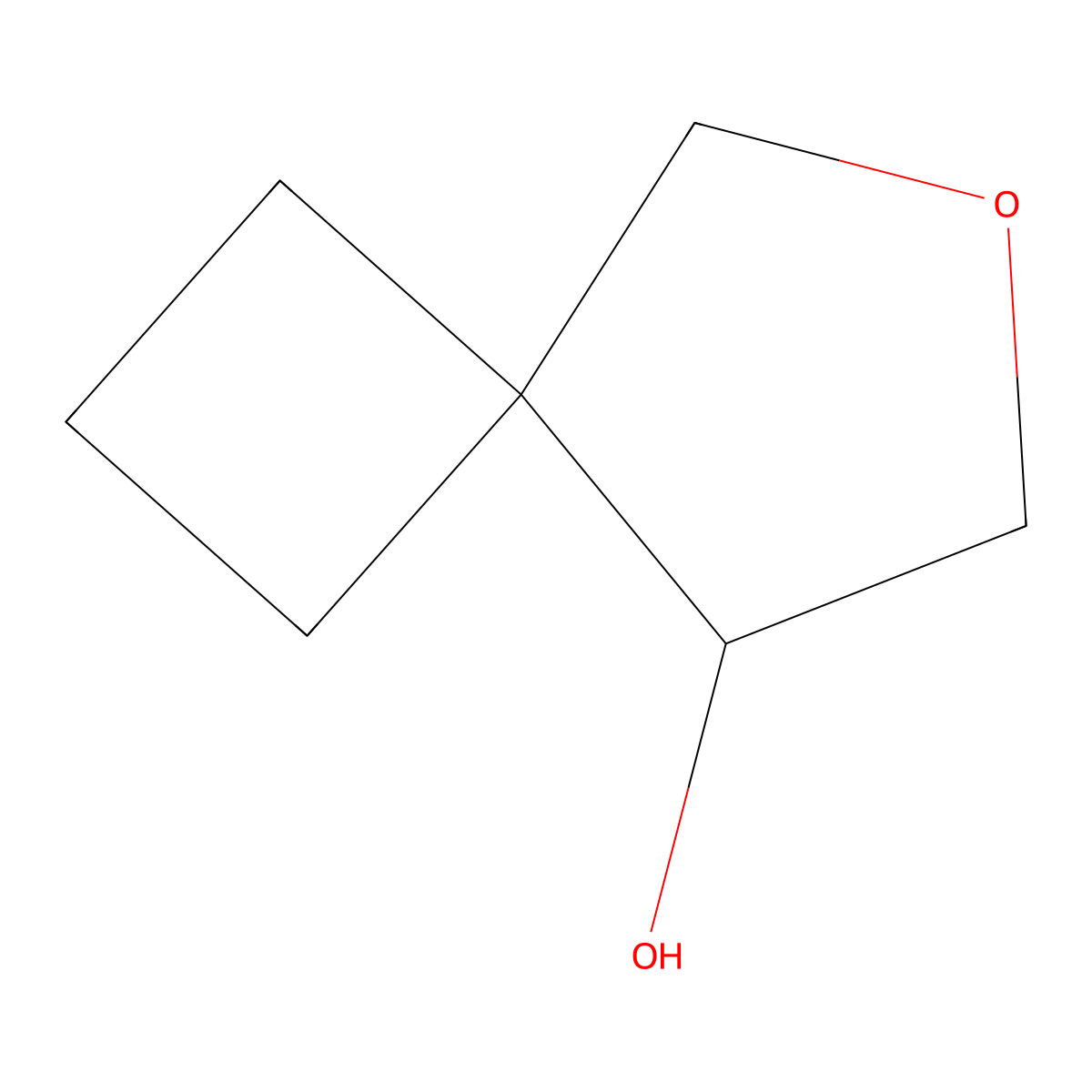6-Oxaspiro[3.4]octan-8-ol molecular structure, CAS 2306262-65-5