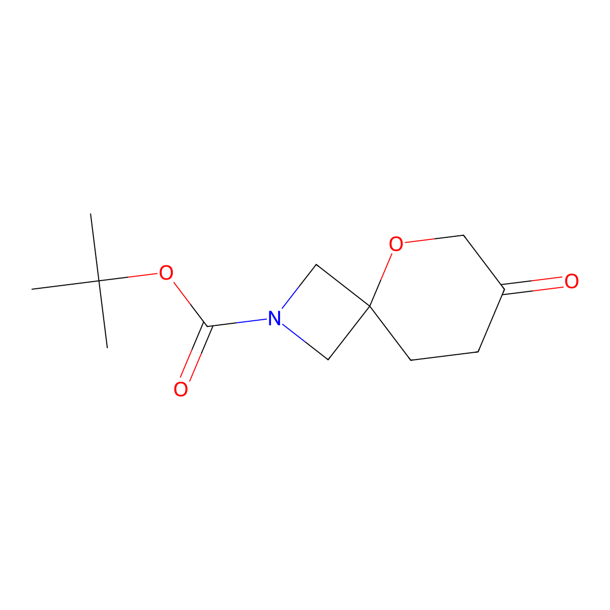 tert-Butyl 7-oxo-5-oxa-2-azaspiro[3.5]nonane-2-carboxylate molecular structure, CAS 2306262-84-8