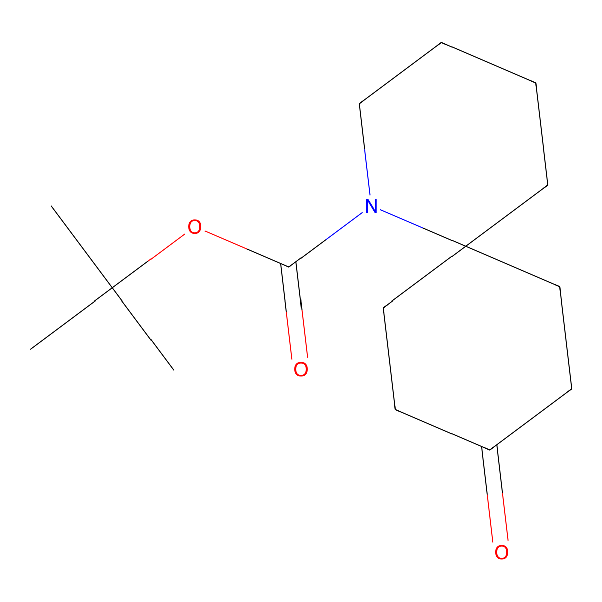 tert-Butyl 9-oxo-1-azaspiro[5.5]undecane-1-carboxylate molecular structure, CAS 2306262-92-8