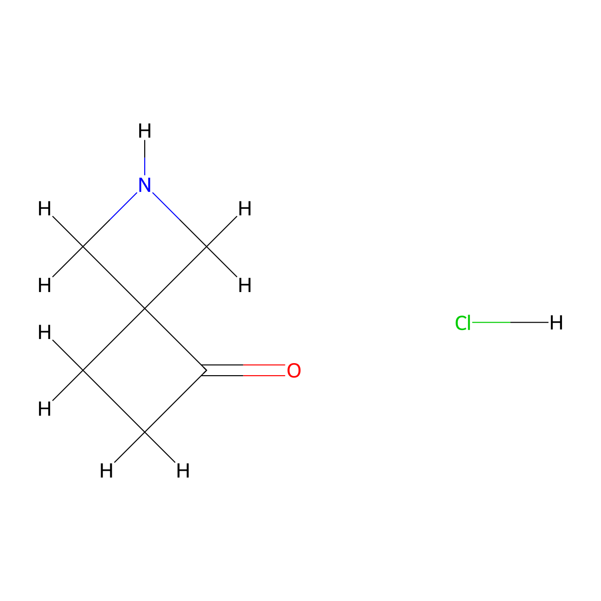 2-Azaspiro[3.3]heptan-5-one hydrochloride molecular structure, CAS 2306265-56-3