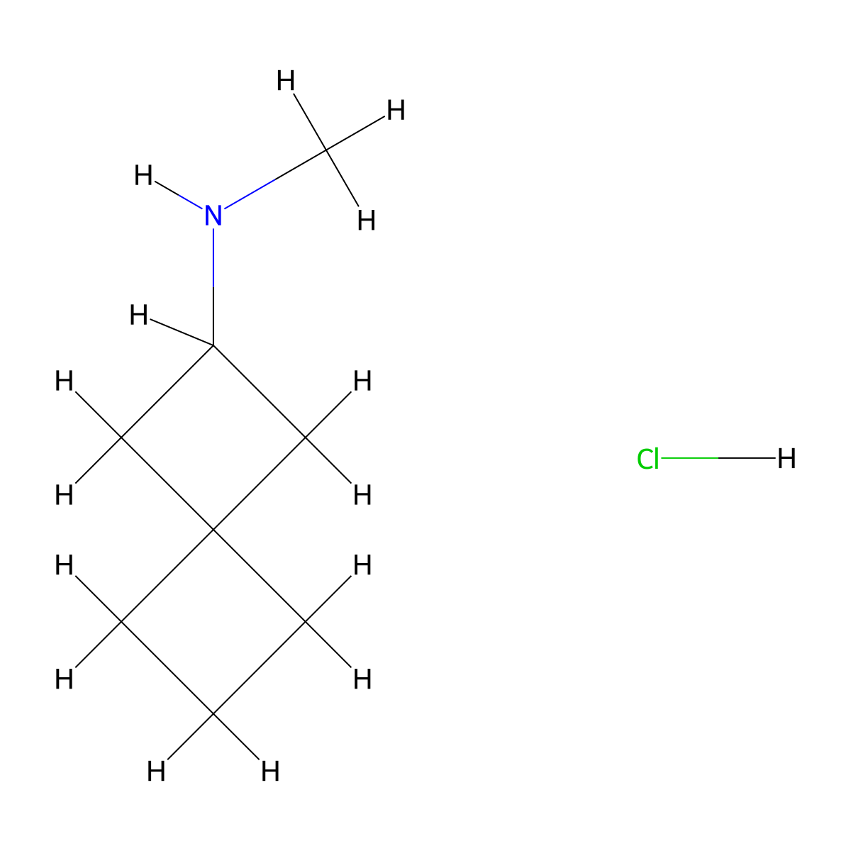 N-methylspiro[3.3]heptan-2-amine;hydrochloride molecular structure, CAS 2306270-55-1
