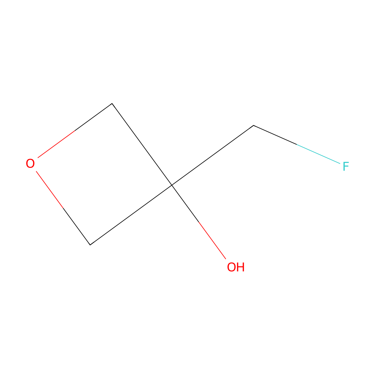3-(Fluoromethyl)oxetan-3-ol molecular structure, CAS 2306271-75-8