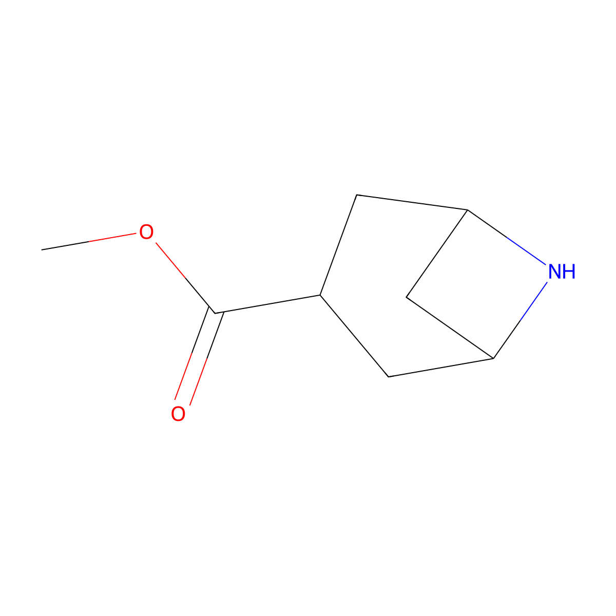 Methyl 6-azabicyclo[3.1.1]heptane-3-carboxylate molecular structure, CAS 2306272-07-9
