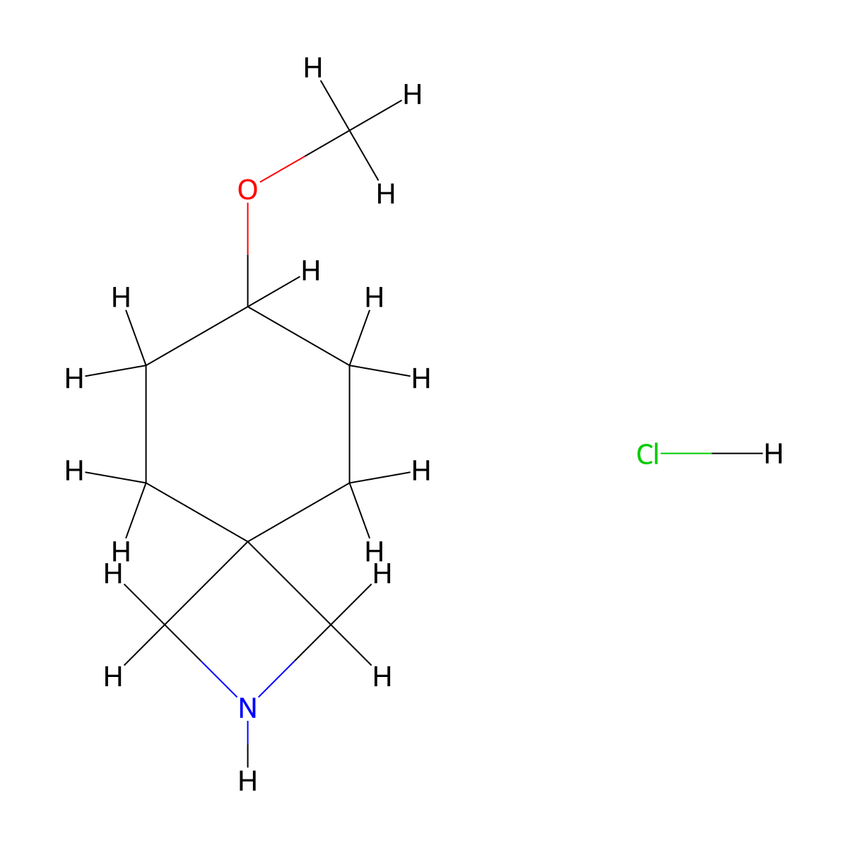 7-Methoxy-2-azaspiro[3.5]nonane hydrochloride molecular structure, CAS 2306272-67-1