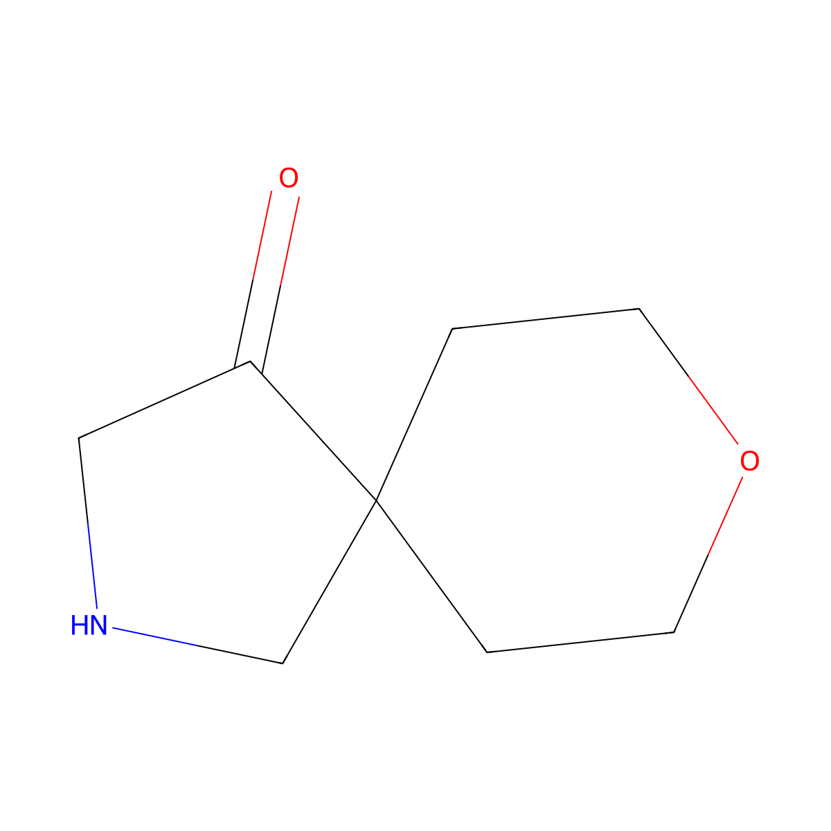 8-Oxa-2-azaspiro[4.5]decan-4-one molecular structure, CAS 2306272-76-2