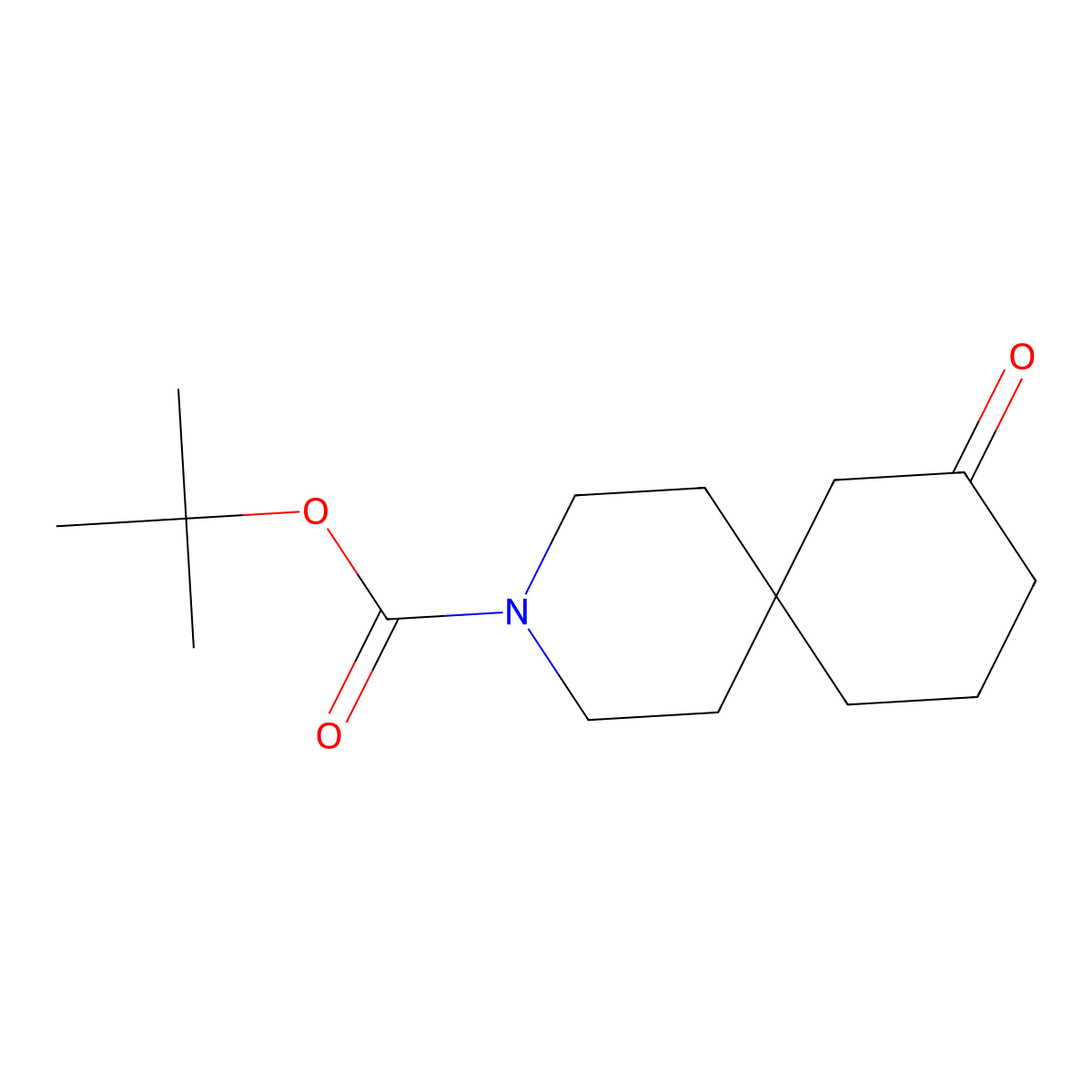 tert-Butyl 8-oxo-3-azaspiro[5.5]undecane-3-carboxylate molecular structure, CAS 2306272-84-2