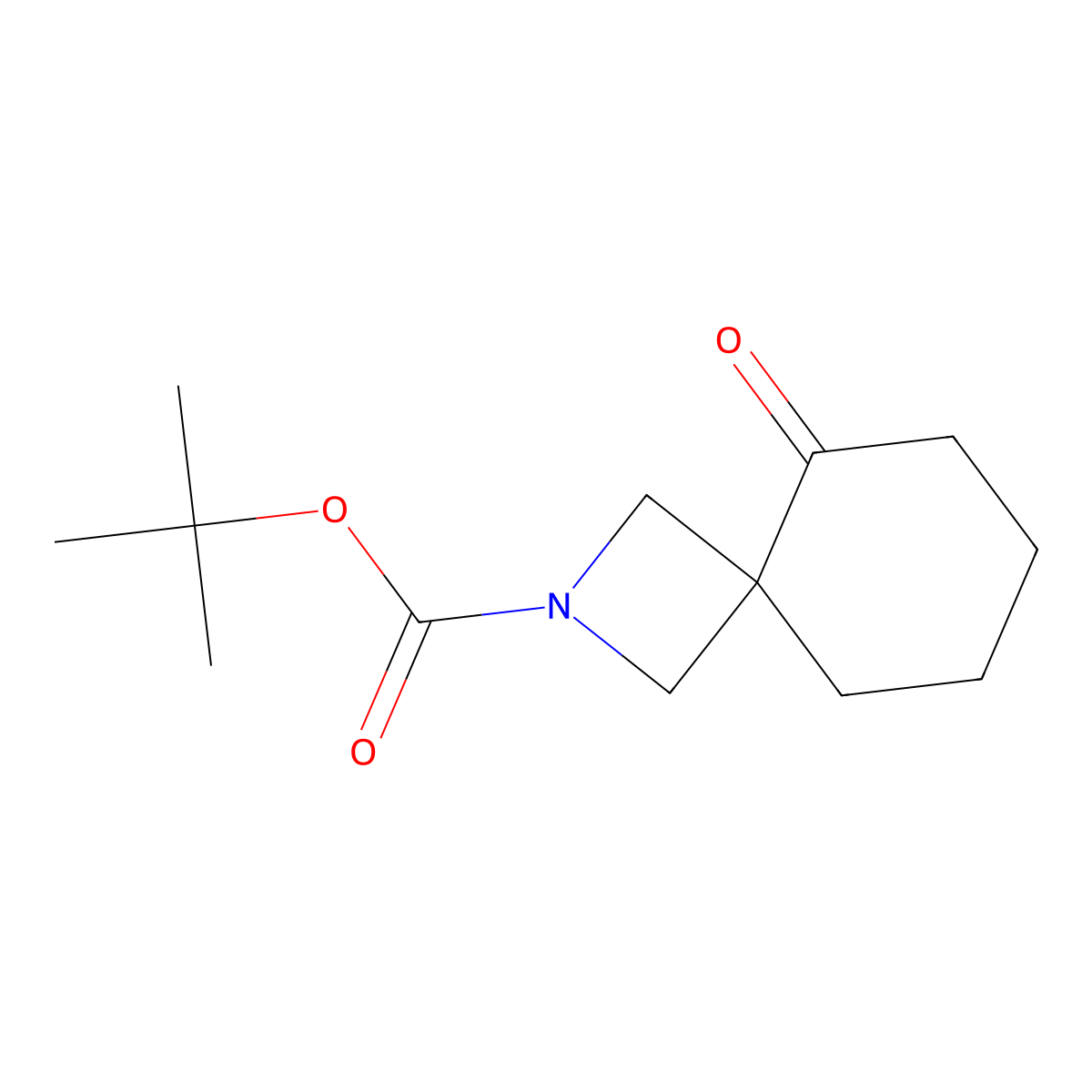 Tert-butyl 5-oxo-2-azaspiro(3.5)nonane-2-carboxylate molecular structure, CAS 2306272-86-4