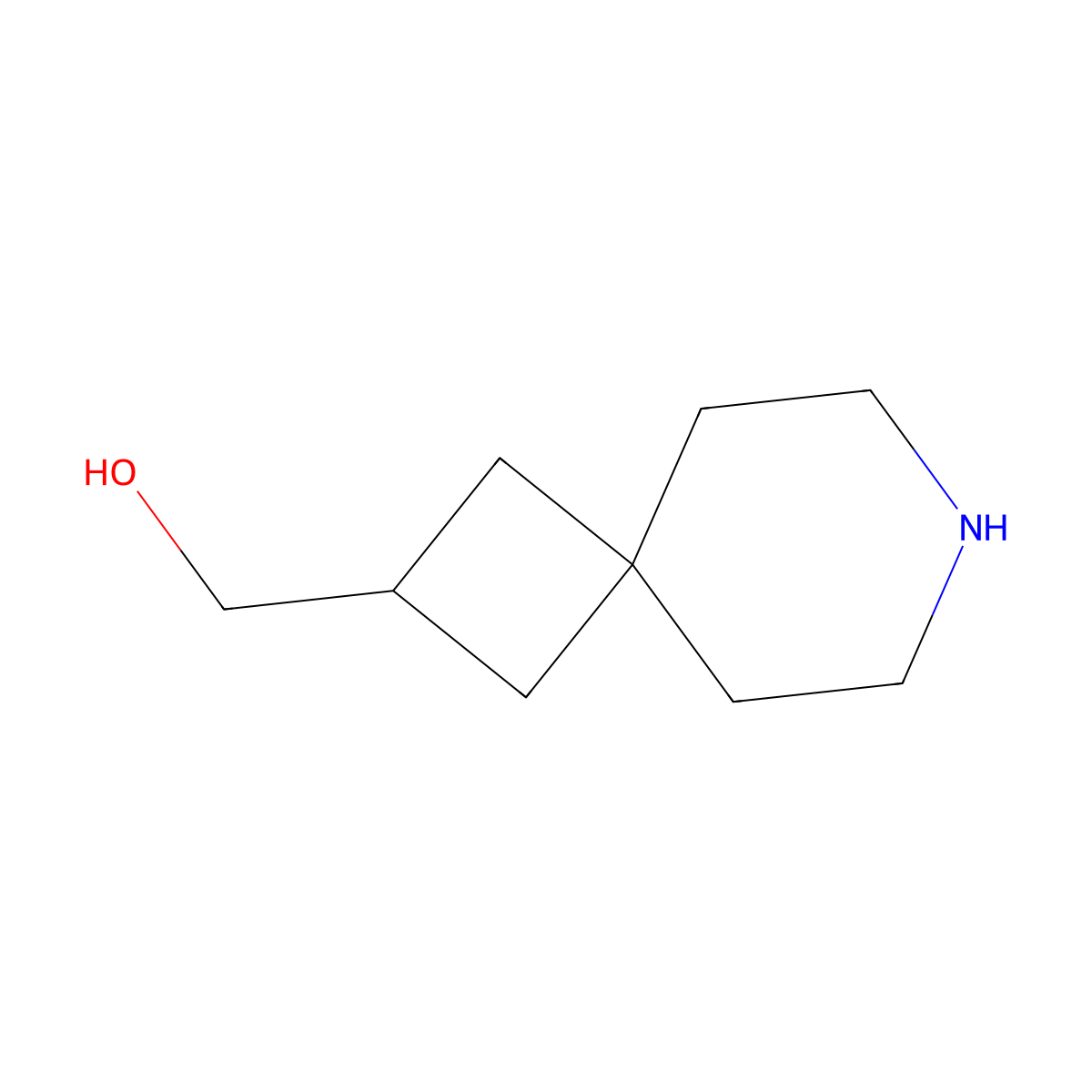 {7-Azaspiro[3.5]nonan-2-yl}methanol molecular structure, CAS 2306273-12-9