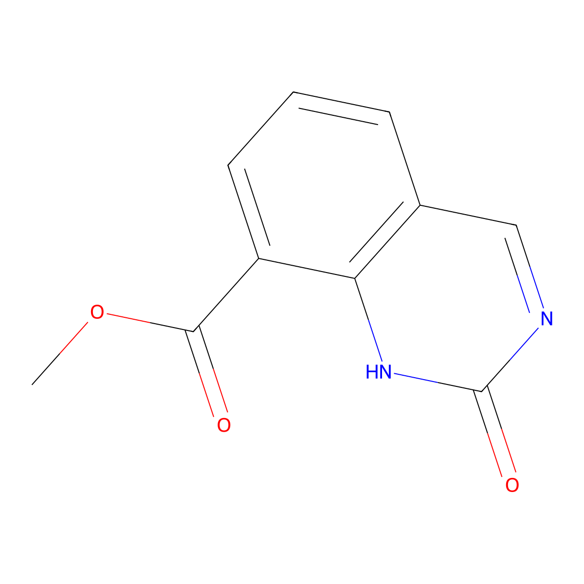 2-Oxo-2,3-dihydro-quinazoline-8-carboxylic acid methyl ester molecular structure, CAS 2306273-30-1