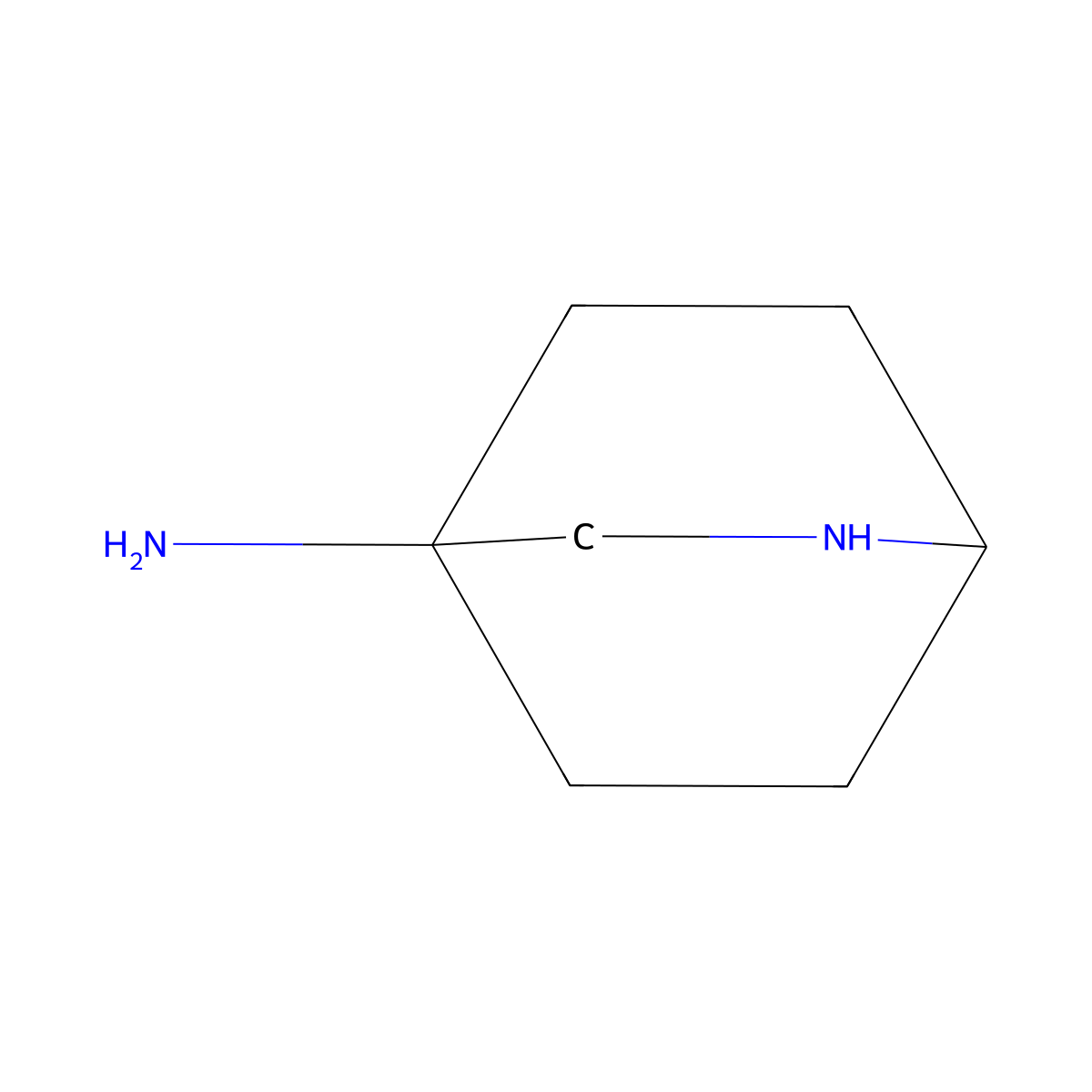 2-Azabicyclo[2.2.2]octan-4-amine molecular structure, CAS 2306274-41-7