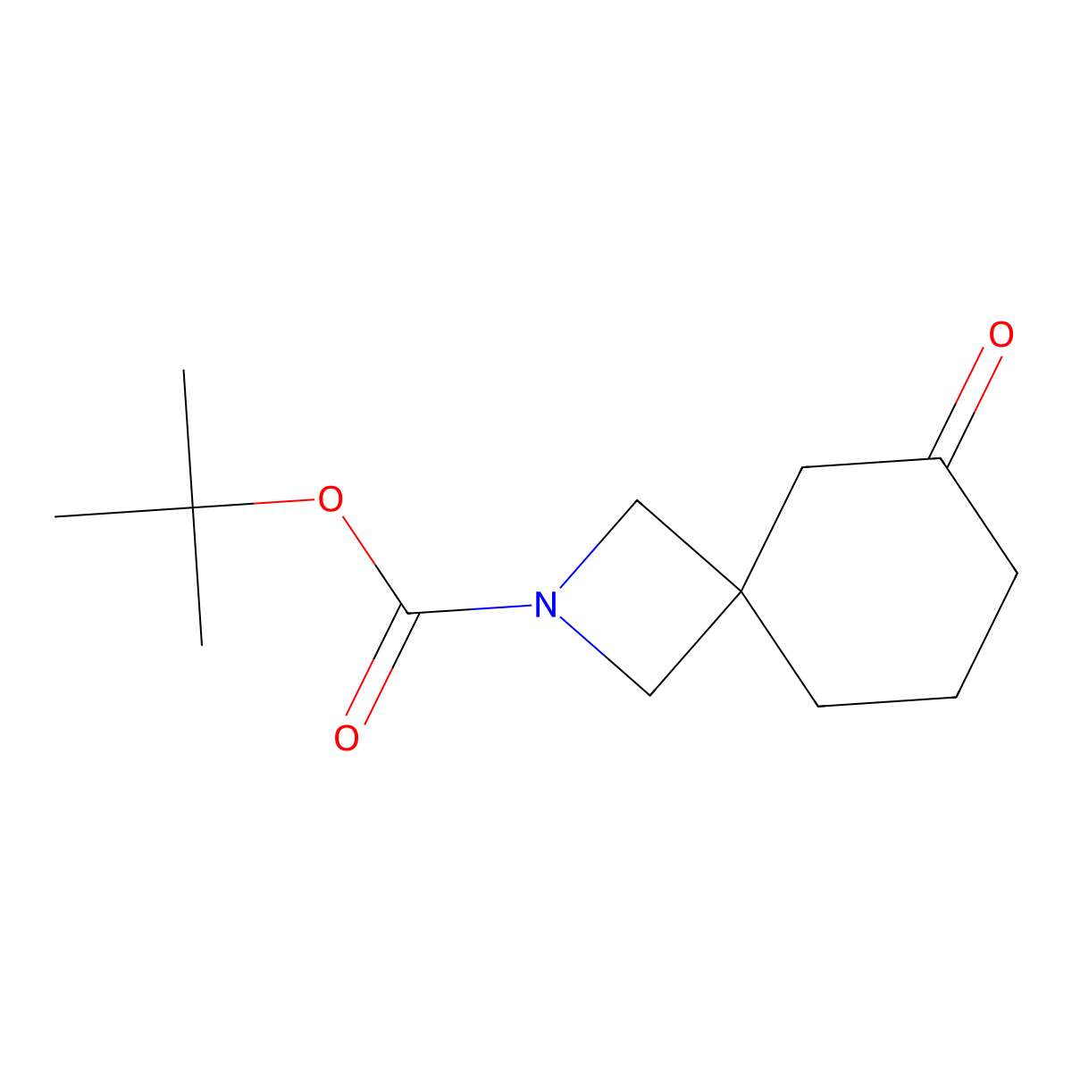 tert-Butyl 6-oxo-2-azaspiro[3.5]nonane-2-carboxylate molecular structure, CAS 2306275-77-2
