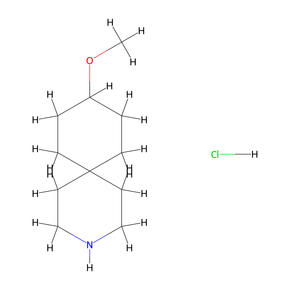 9-Methoxy-3-azaspiro[5.5]undecane hydrochloride molecular structure, CAS 2306276-16-2