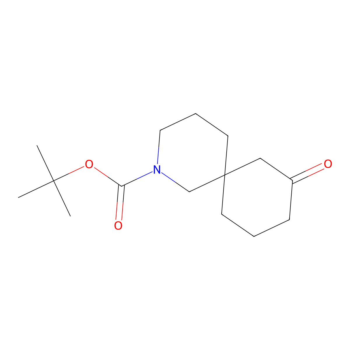 tert-Butyl 8-oxo-2-azaspiro[5.5]undecane-2-carboxylate molecular structure, CAS 2306276-55-9