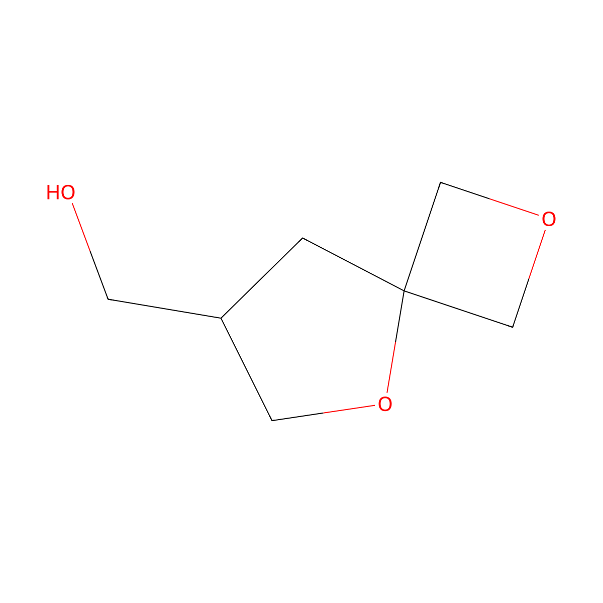 2,5-Dioxaspiro[3.4]octan-7-ylmethanol molecular structure, CAS 2306276-69-5