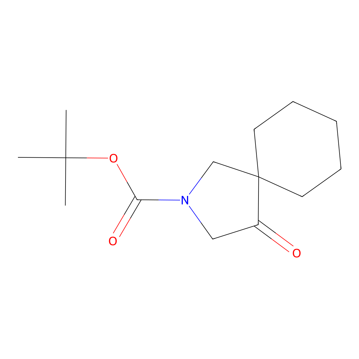 tert-Butyl 4-oxo-2-azaspiro[4.5]decane-2-carboxylate molecular structure, CAS 2306277-13-2