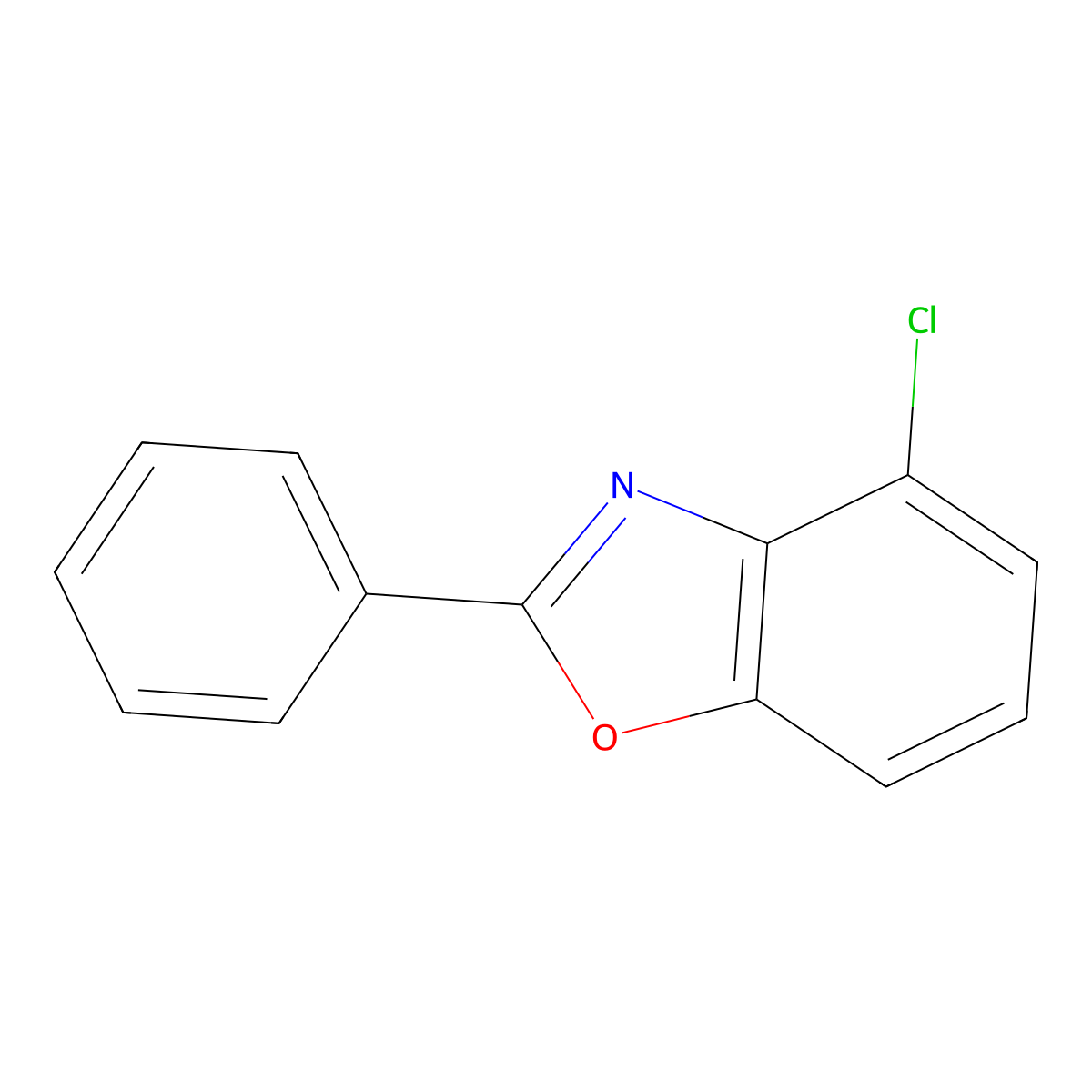 4-Chloro-2-phenylbenzo[d]oxazole molecular structure, CAS 230628-29-2