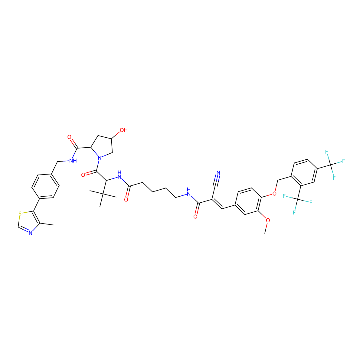 PROTAC ERR|A Degrader-3 molecular structure, CAS 2306388-65-6
