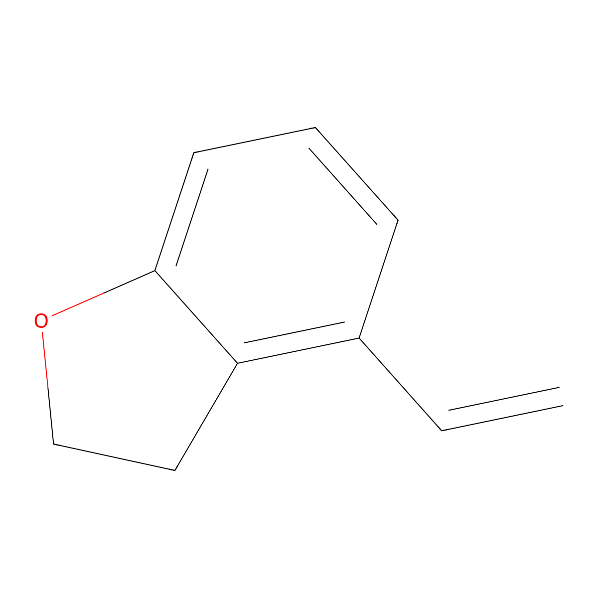 4-Ethenyl-2,3-dihydro-1-benzofuran molecular structure, CAS 230642-84-9