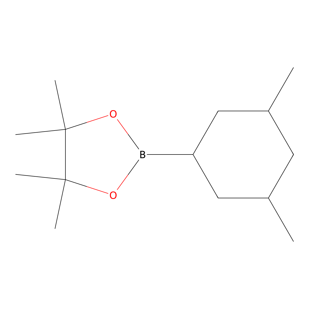 2-(3,5-Dimethylcyclohexyl)-4,4,5,5-tetramethyl-1,3,2-dioxaborolane molecular structure, CAS 2306428-91-9