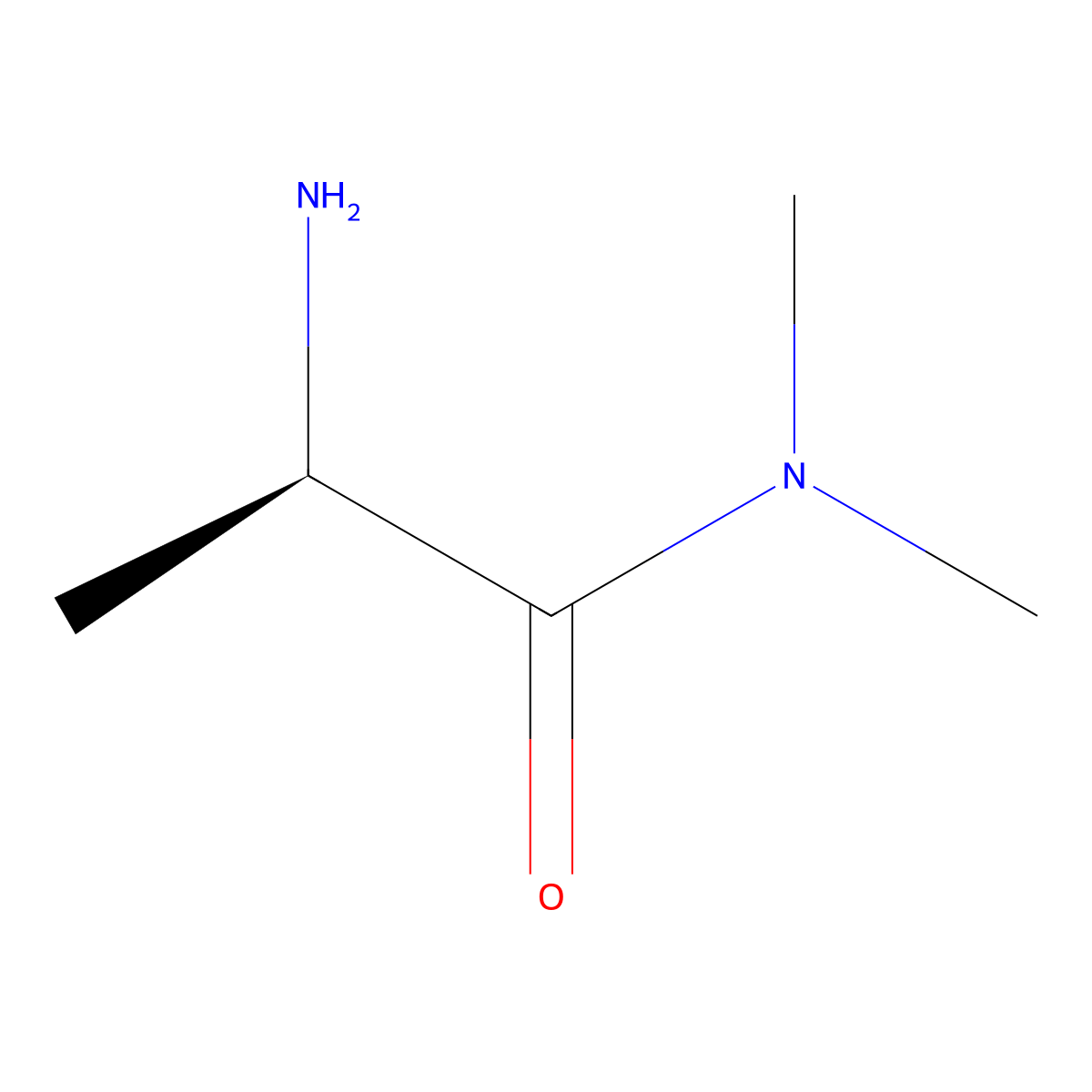 (R)-2-Amino-N,N-dimethylpropanamide molecular structure, CAS 230643-51-3