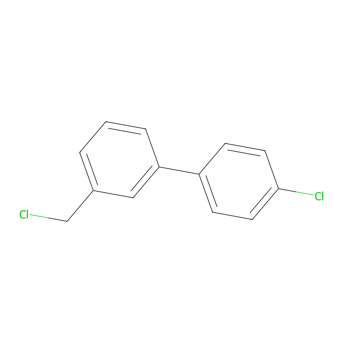 4'-Chloro-3-(chloromethyl)-1,1'-biphenyl molecular structure, CAS 230647-26-4
