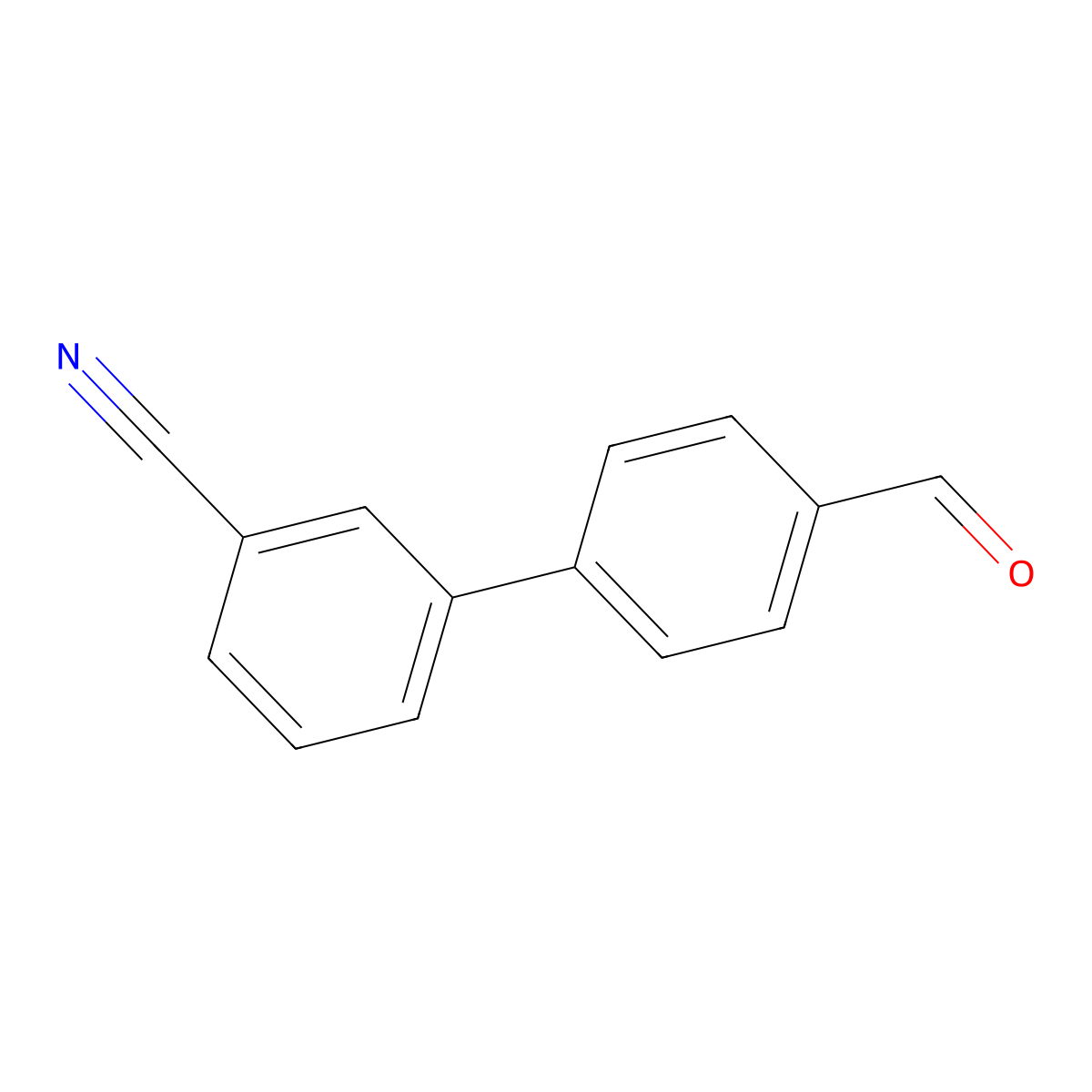 4'-Formyl-biphenyl-3-carbonitrile molecular structure, CAS 230647-84-4