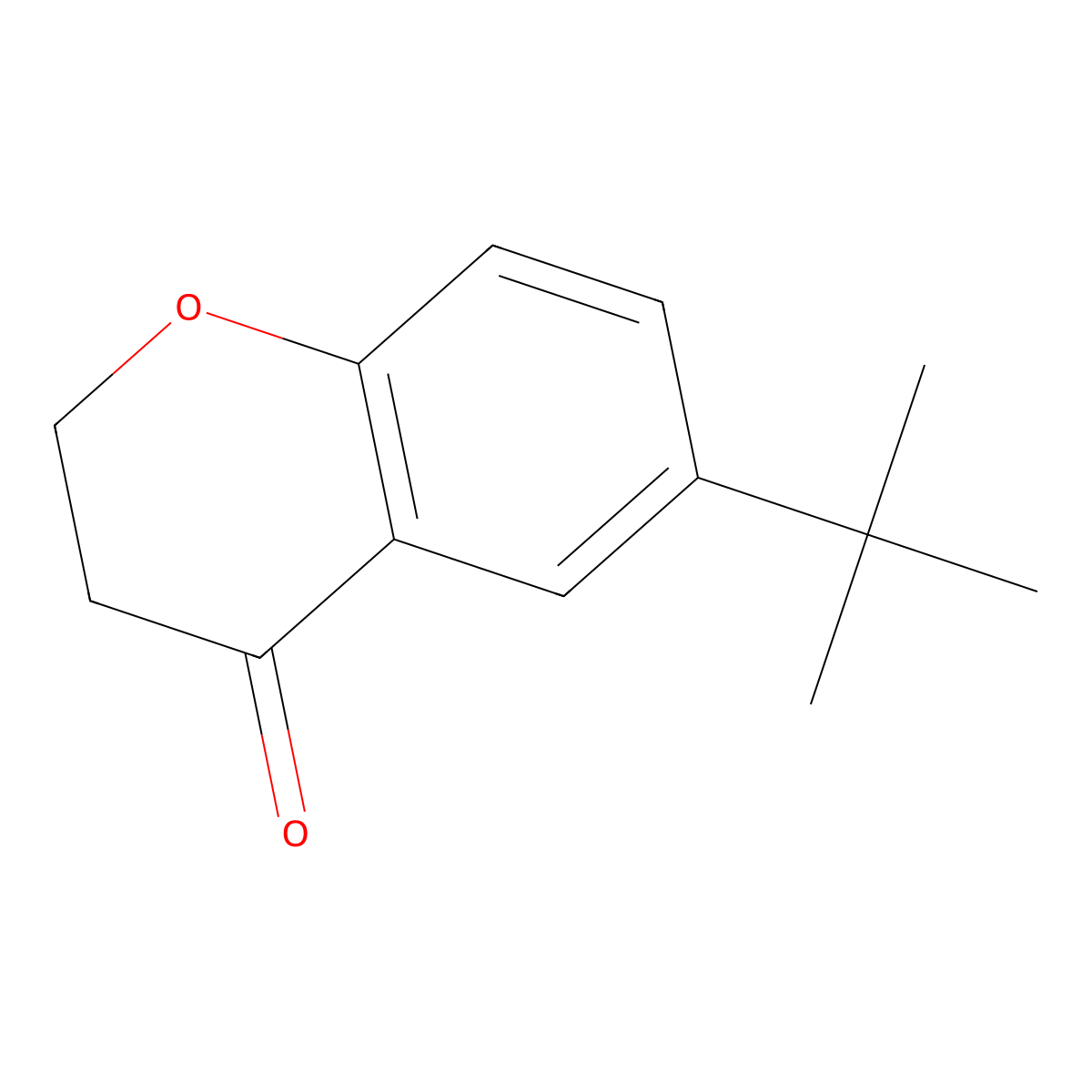 6-(tert-Butyl)chroman-4-one molecular structure, CAS 23067-77-8