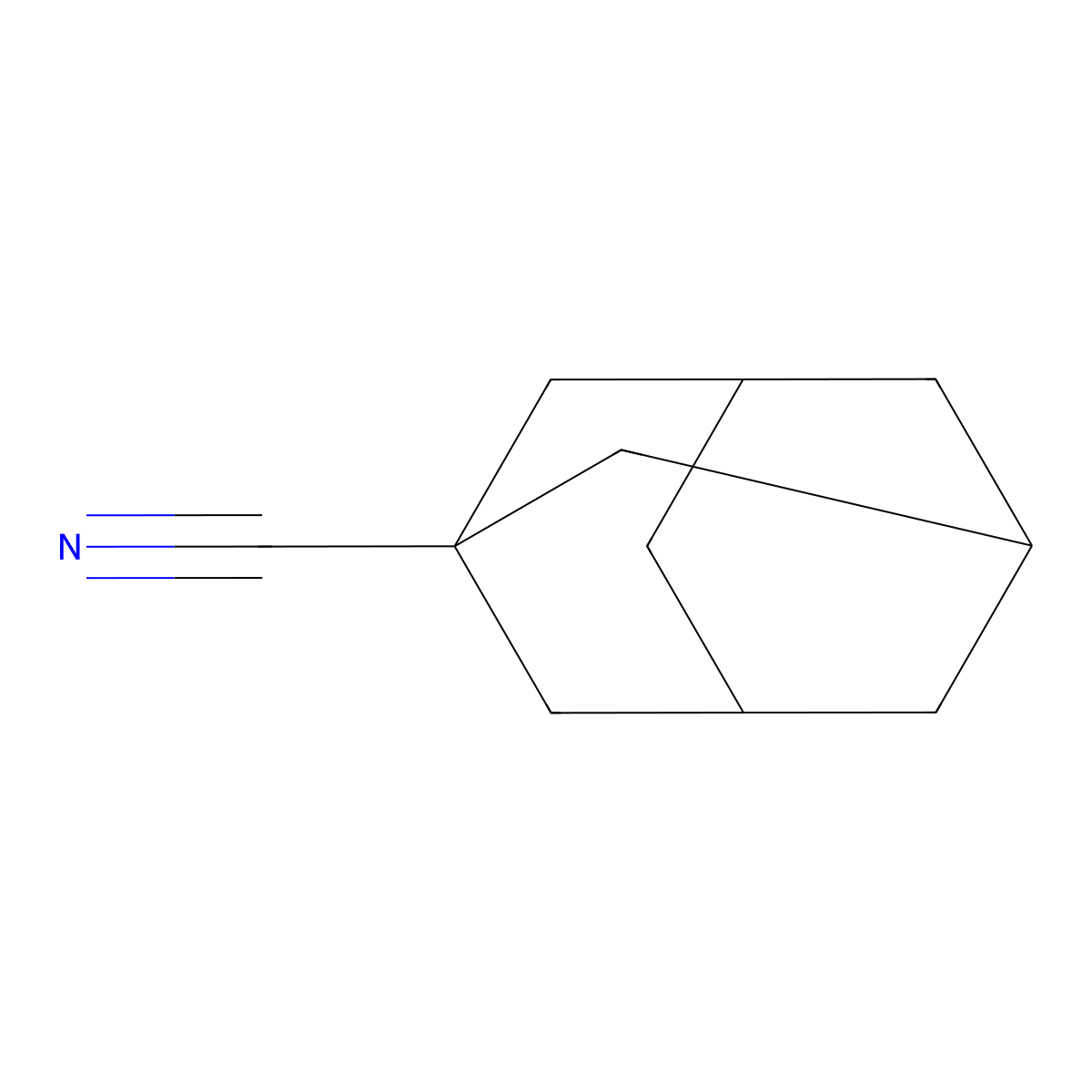1-Cyanoadamantane molecular structure, CAS 23074-42-2