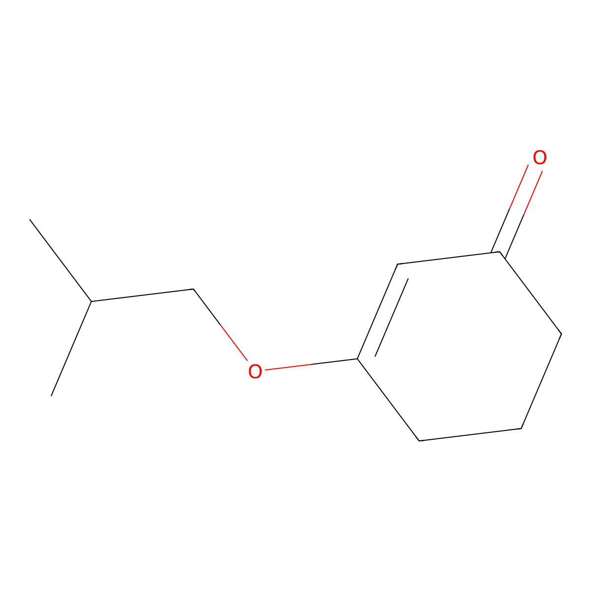 3-Isobutoxycyclohex-2-en-1-one molecular structure, CAS 23074-59-1