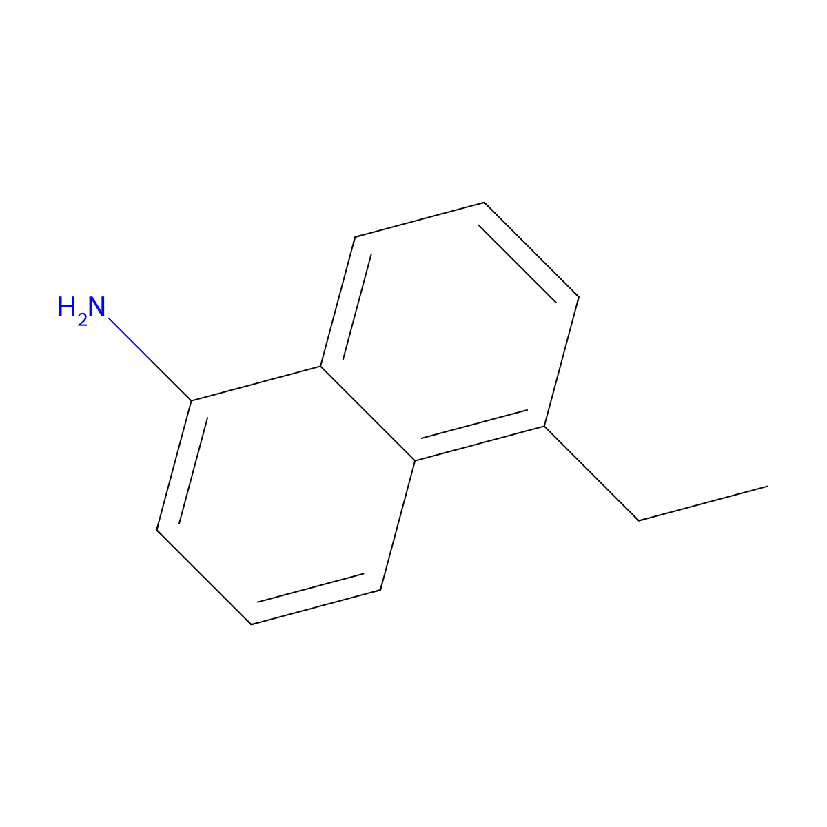 5-Ethylnaphthalen-1-amine molecular structure, CAS 2307489-11-6