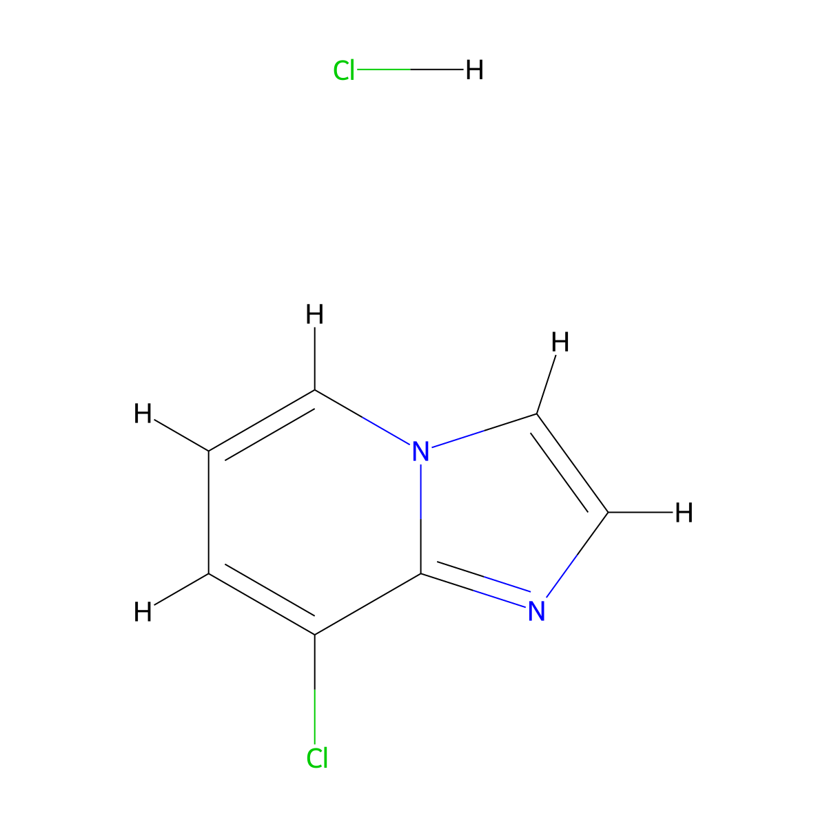 8-Chloro-imidazo[1,2-a]pyridine hydrochloride molecular structure, CAS 2307738-64-1