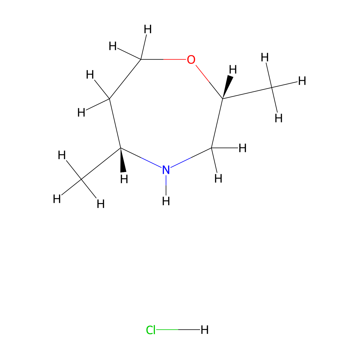 (2R,5R)-2,5-Dimethyl-1,4-oxazepane hydrochloride molecular structure, CAS 2307757-68-0