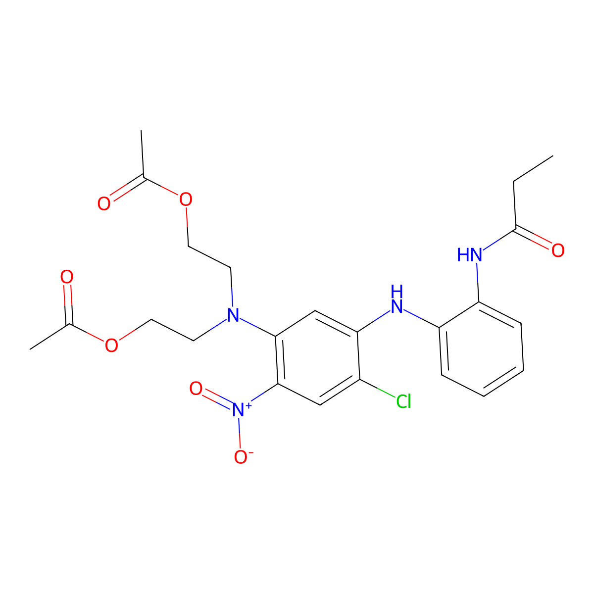 DisperseRed167 molecular structure, CAS 2307771-53-3