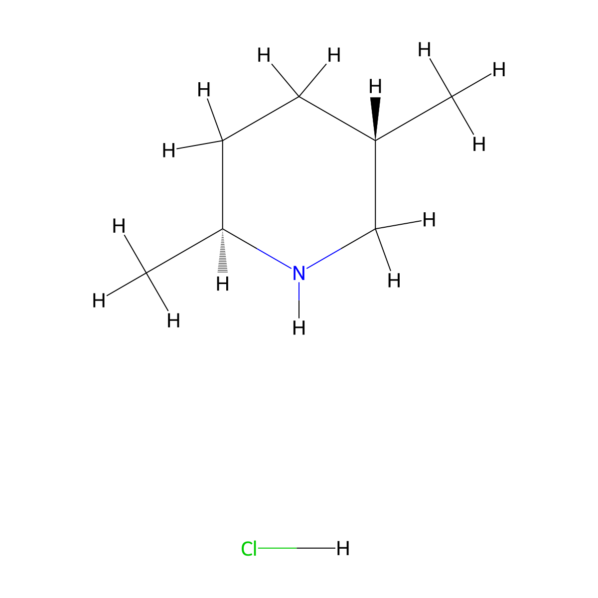 (2S,5S)-2,5-dimethylpiperidine;hydrochloride molecular structure, CAS 2307778-21-6