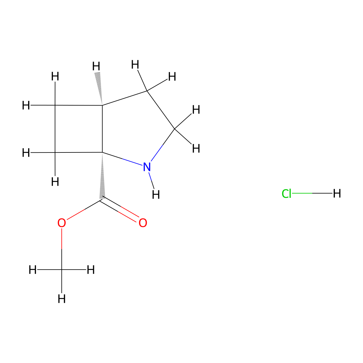 rac-methyl (1R,5R)-2-azabicyclo[3.2.0]heptane-1-carboxylate hydrochloride molecular structure, CAS 2307778-51-2