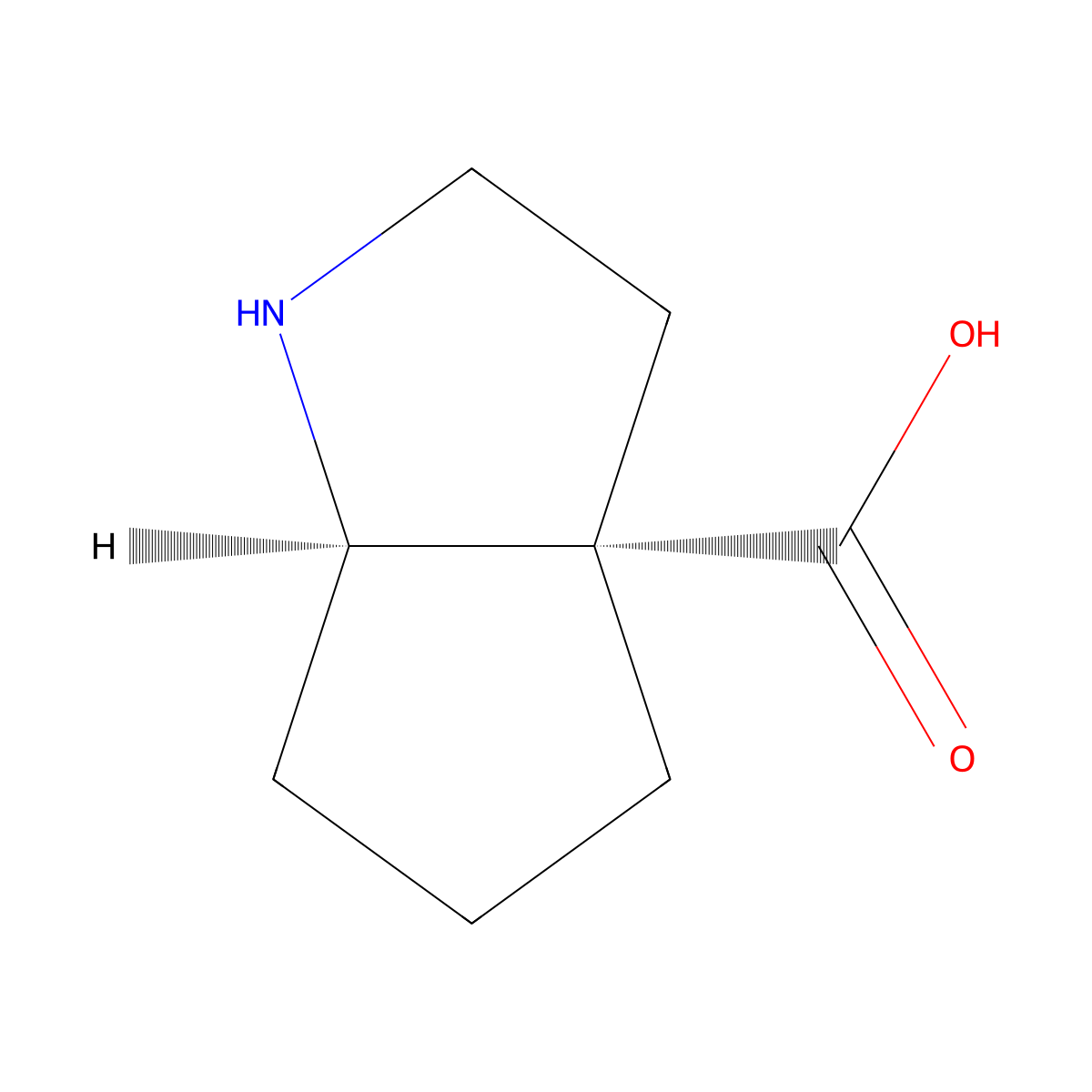 rac-(3aR,6aS)-octahydrocyclopenta[b]pyrrole-3a-carboxylic acid molecular structure, CAS 2307779-25-3