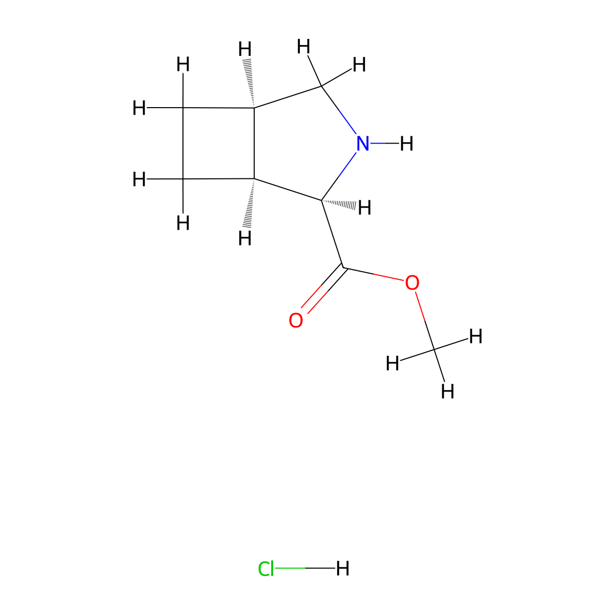 rac-methyl(1R,2S,5S)-3-azabicyclo[3.2.0]heptane-2-carboxylatehydrochloride molecular structure, CAS 2307782-94-9