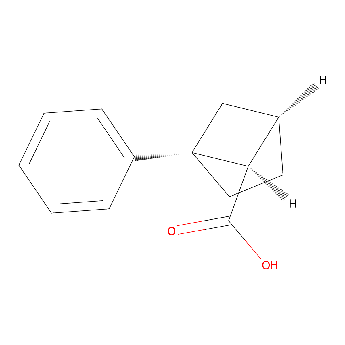 (1R,4R,5R)-1-Phenylbicyclo[2.1.1]hexane-5-carboxylic acid molecular structure, CAS 2307783-97-5