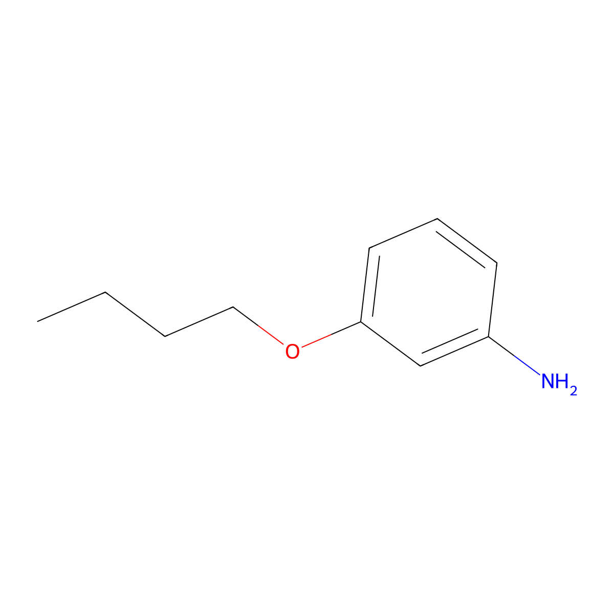 (3-Butoxyphenyl)amine molecular structure, CAS 23079-68-7