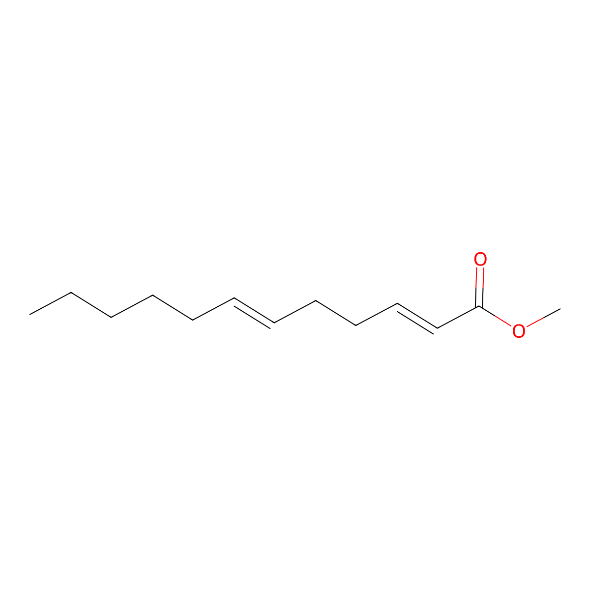 Methyl dodeca-2,6-dienoate molecular structure, CAS 2307909-44-8