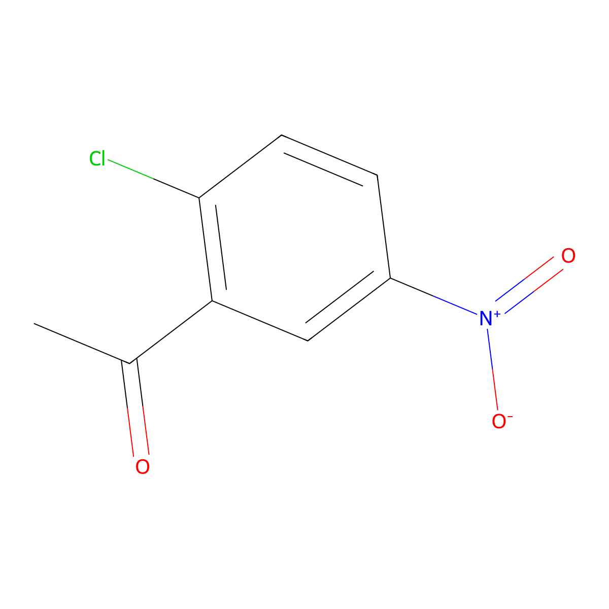 1-(2-Chloro-5-nitrophenyl)ethan-1-one molecular structure, CAS 23082-50-0